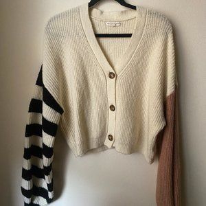 Urban Outfitters Cropped Knit Cardigan Sweater